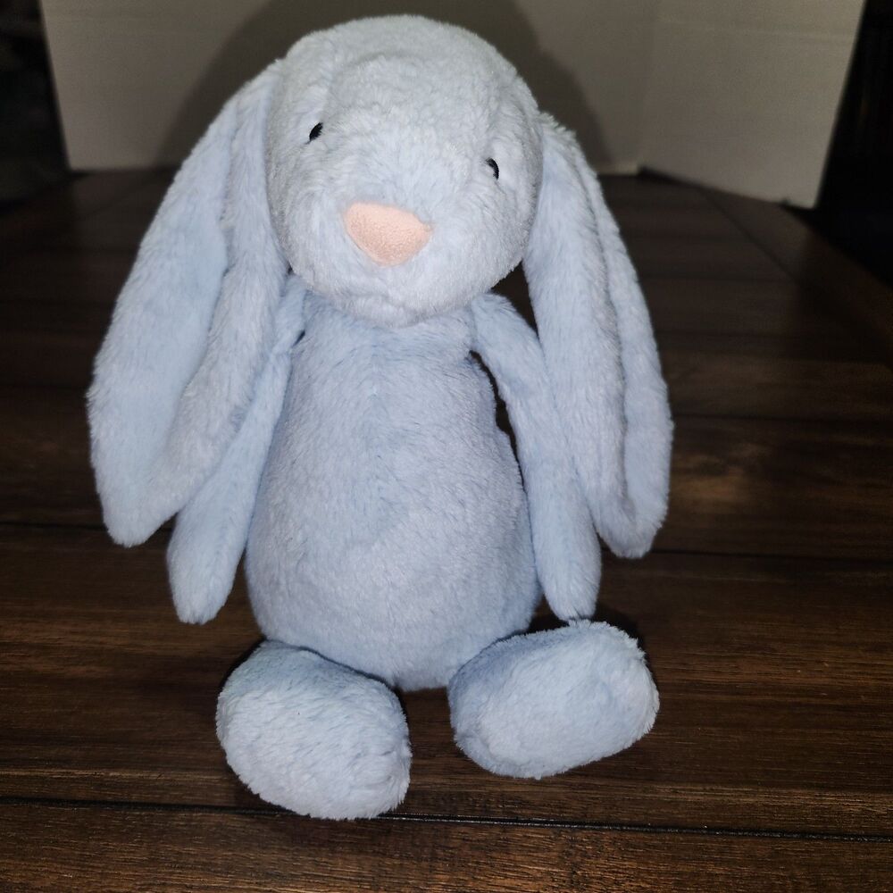 Jellycat Baby Rattler Rabbit Blue 11"